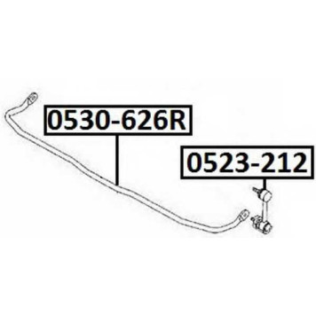 Стойка стабилизатора <b>ASVA 0523212</b>