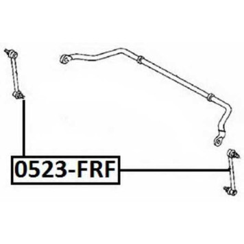 Стойка стабилизатора <b>ASVA 0523FRF</b>