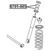 Сайлентблок заднего амортизатора (10216022070413000827010, китай) <b>ASVA 0701005</b>