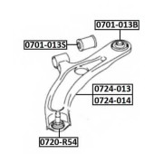 Сайлентблок, рычаг независимой подвески колеса <b>ASVA 0701013B</b>
