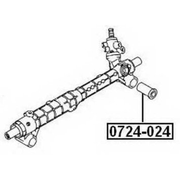 Сайлентблок рулевой рейки (10216022070413000827010, китай) <b>ASVA 0701024</b>