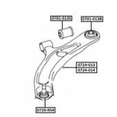 Опора шаровая <b>ASVA 0720RS4</b>