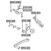 Рычаг независимой подвески колеса, подвеска колеса <b>ASVA 0724010</b>