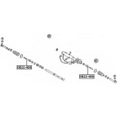 Тяга рулевая / шарнир осевой <b>ASVA 0822406</b>