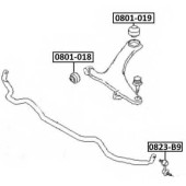 Стойка стабилизатора <b>ASVA 0823B9</b>