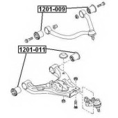 Сайлентблок, рычаг независимой подвески колеса <b>ASVA 1201009</b>