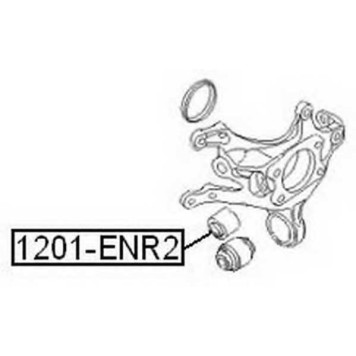 Сайлентблок, рычаг независимой подвески колеса <b>ASVA 1201ENR2</b>