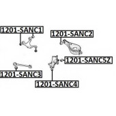 Сайлентблок, рычаг независимой подвески колеса <b>ASVA 1201SANC2</b>