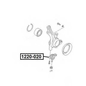 Опора шаровая <b>ASVA 1220020</b>