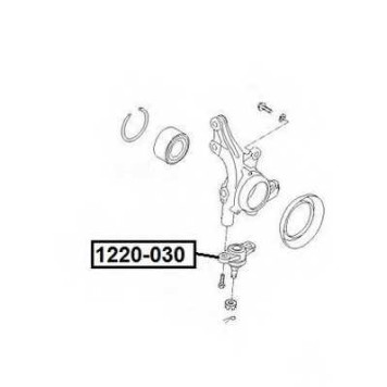 Опора шаровая <b>ASVA 1220030</b>