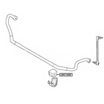 Втулка, стабилизатор <b>ASVA 1907E90F</b>