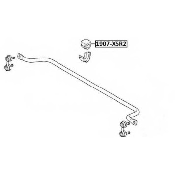 Втулка заднего стабилизатора D235 <b>ASVA 1907X5R2</b>