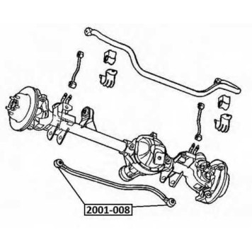 Снят с производства сайлентблок тяги панара | перед прав/лев | <b>ASVA 2001-008</b>