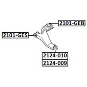 Рычаг подвески нижний | перед лев | <b>ASVA 2124-010</b>