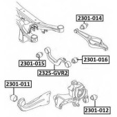 Сайлентблок задней цапфы <b>ASVA 2301012</b>