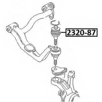 Опора шаровая <b>ASVA 232087</b>