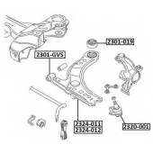 Рычаг подвески нижний | перед прав | <b>ASVA 2324-011</b>