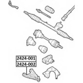 Снят с производства, рычаг подвески нижний | лев | <b>ASVA 2424-002</b>