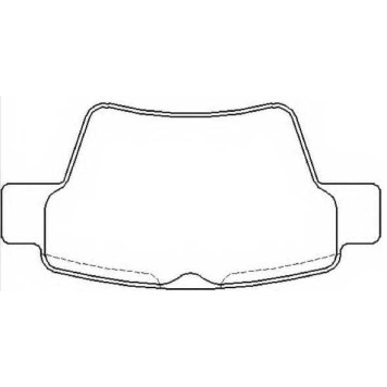 Колодки тормозные дисковые <b>ASVA AKD-0069</b>
