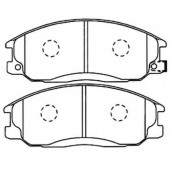Колодки тормозные дисковые | перед | <b>ASVA AKD-0103</b>