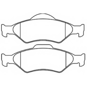 Колодки тормозные дисковые <b>ASVA AKD-0140</b>