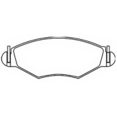 Колодки тормозные дисковые | перед | <b>ASVA AKD-0201</b>