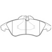 Колодки тормозные дисковые передние <b>ASVA AKD0301</b>