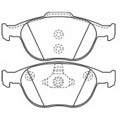 Колодки тормозные дисковые <b>ASVA AKD-0337</b>