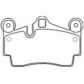 Колодки тормозные дисковые задние <b>ASVA AKD0347</b>