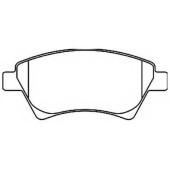 Колодки тормозные дисковые передние <b>ASVA AKD0350</b>