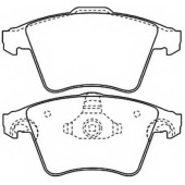 Колодки тормозные дисковые передние <b>ASVA AKD0353</b>