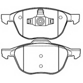 Колодки тормозные дисковые передние <b>ASVA AKD0365</b>