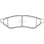 Колодки тормозные дисковые | зад | <b>ASVA AKD-0375</b>