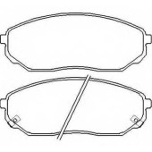 Колодки тормозные дисковые передние <b>ASVA AKD0441</b>