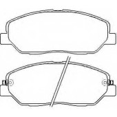 Колодки тормозные дисковые передние <b>ASVA AKD0446</b>