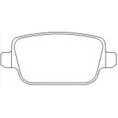 Колодки тормозные задние дисковые <b>ASVA AKD0461</b>