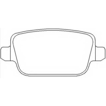 Колодки тормозные задние дисковые <b>ASVA AKD0461</b>