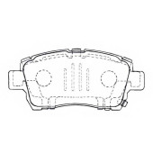 Колодки тормозные дисковые передние <b>ASVA AKD0509</b>