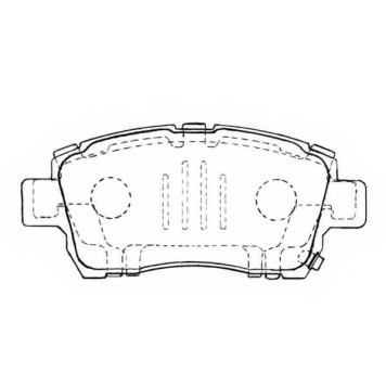 Колодки тормозные дисковые передние <b>ASVA AKD0509</b>