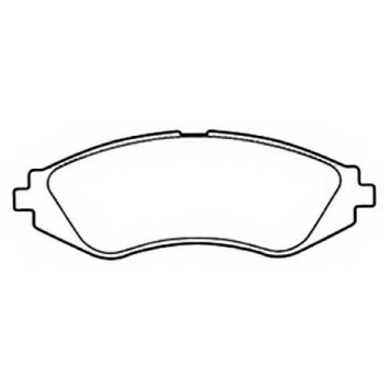 Колодки тормозные дисковые | перед | <b>ASVA AKD-0779</b>