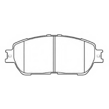 Колодки тормозные дисковые передние 30 2003-2006,S <b>ASVA AKD08030</b>