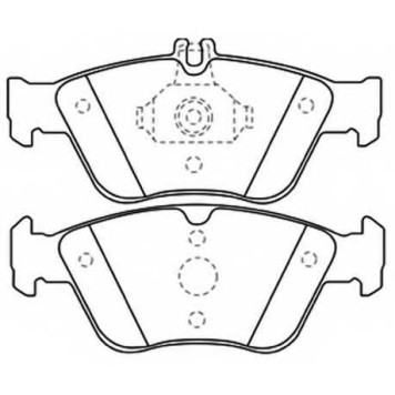Колодки тормозные дисковые | перед | <b>ASVA AKD-1031</b>