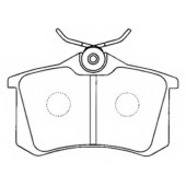 Колодки тормозные дисковые задние <b>ASVA AKD1049</b>