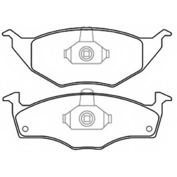 Колодки тормозные передние <b>ASVA AKD1057</b>