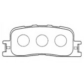 Колодки тормозные дисковые задние <b>ASVA AKD1064</b>