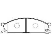 Колодки тормозные дисковые передние <b>ASVA AKD1074</b>