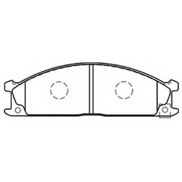 Колодки тормозные дисковые передние <b>ASVA AKD1074</b>