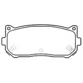 Колодки тормозные дисковые передние <b>ASVA AKD1109</b>