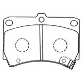 Колодки тормозные дисковые передние <b>ASVA AKD1113</b>