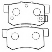 Колодки тормозные дисковые задние <b>ASVA AKD1119</b>